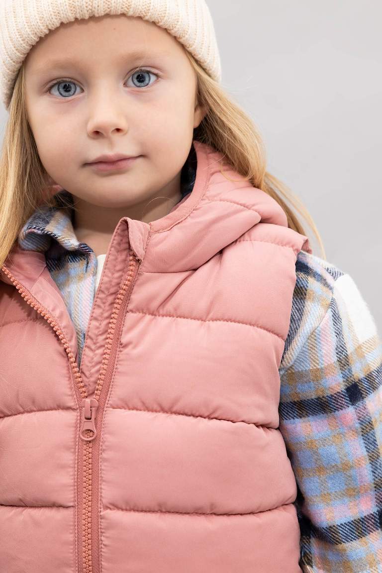 Girl Hooded Puffer Vest