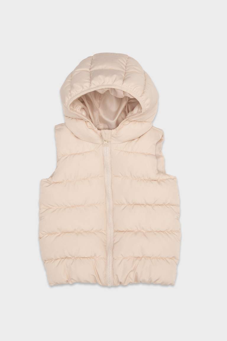 Baby Girl Hooded Vest