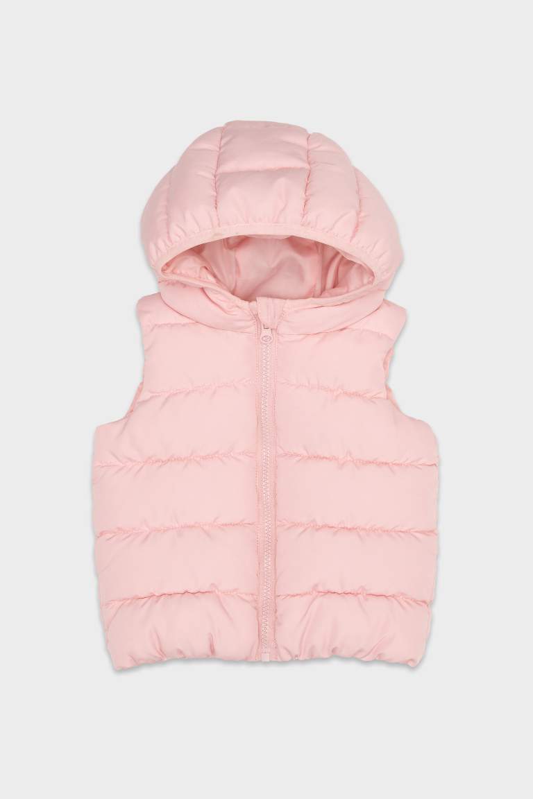 Baby Girl Hooded Vest