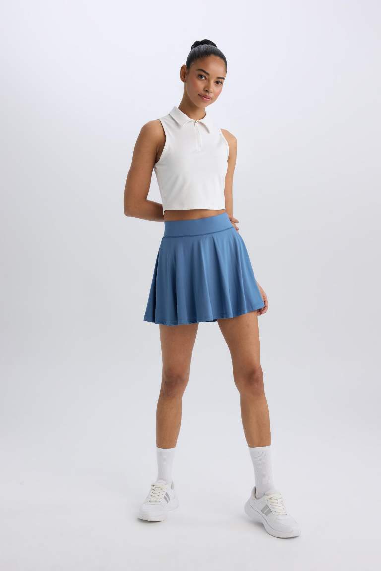 DeFactoFit Sporcu İçi Taytlı Mini Tenis Eteği