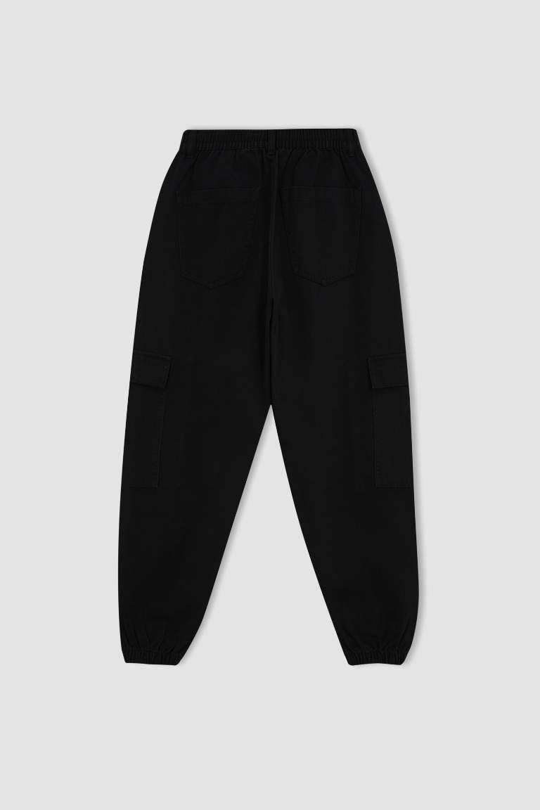 Cargo Jogger Gabardine Trousers