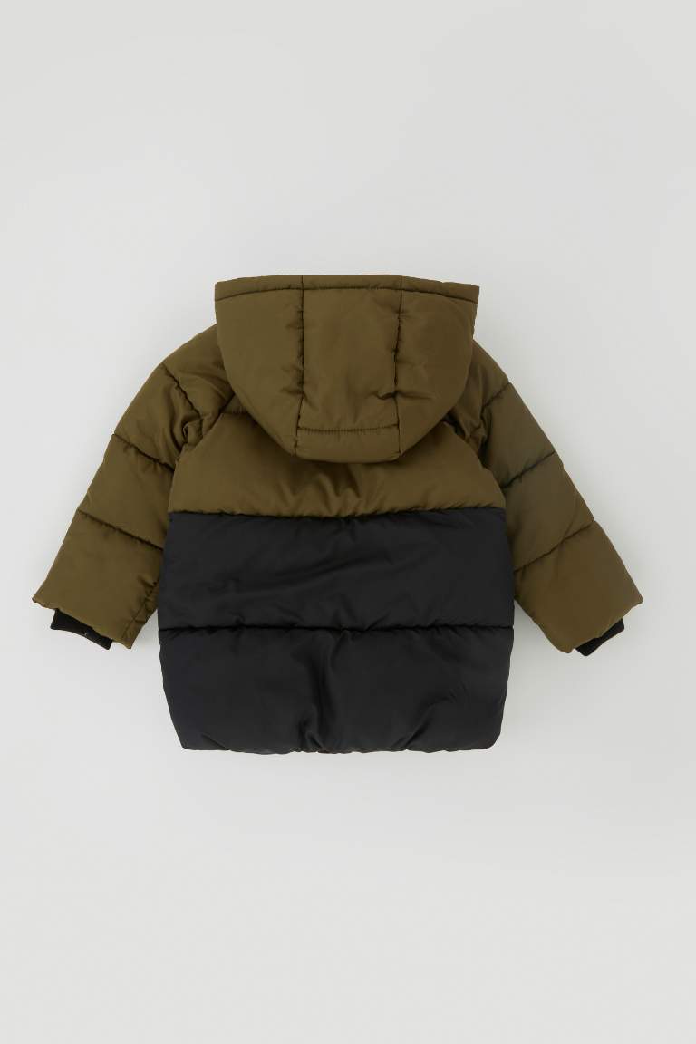 Boy Fleece Lined Water Repellent Puffer Jacket