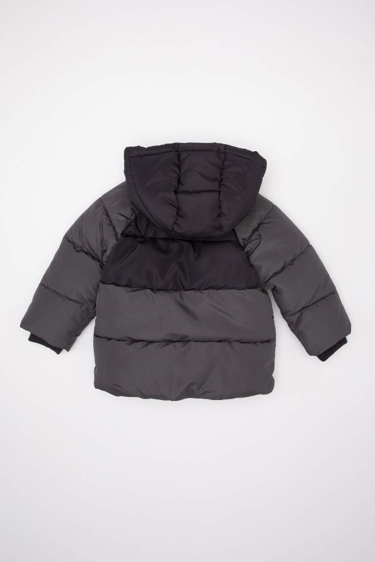 Baby Boy Fleece Lined Waterproof Puffer Jacket