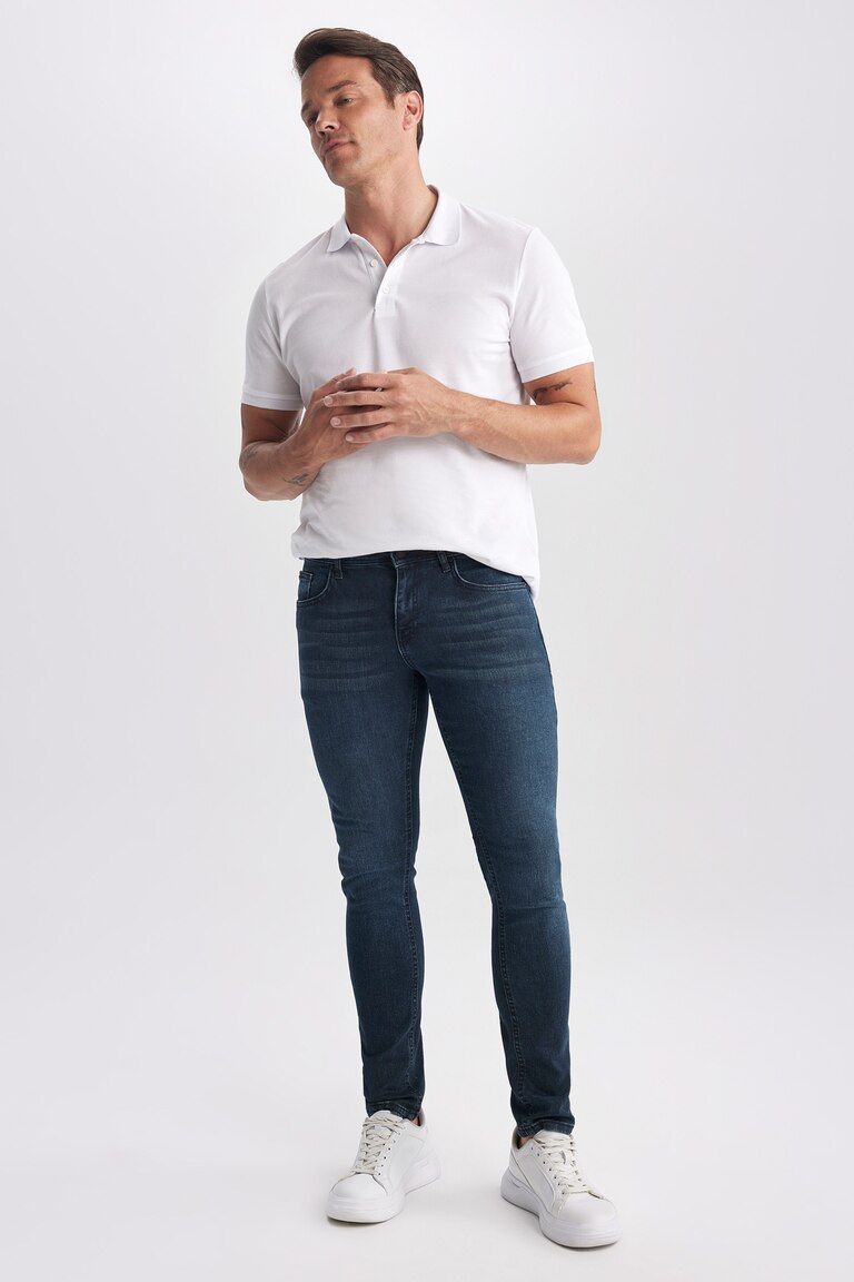 Green MAN Carlo Skinny Fit Extra Slim Fit Normal Waist Jeans 2797364 ...
