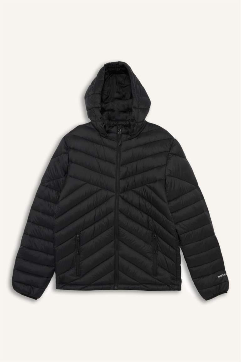 Water Repellent Slim Fit Puffer Jacket