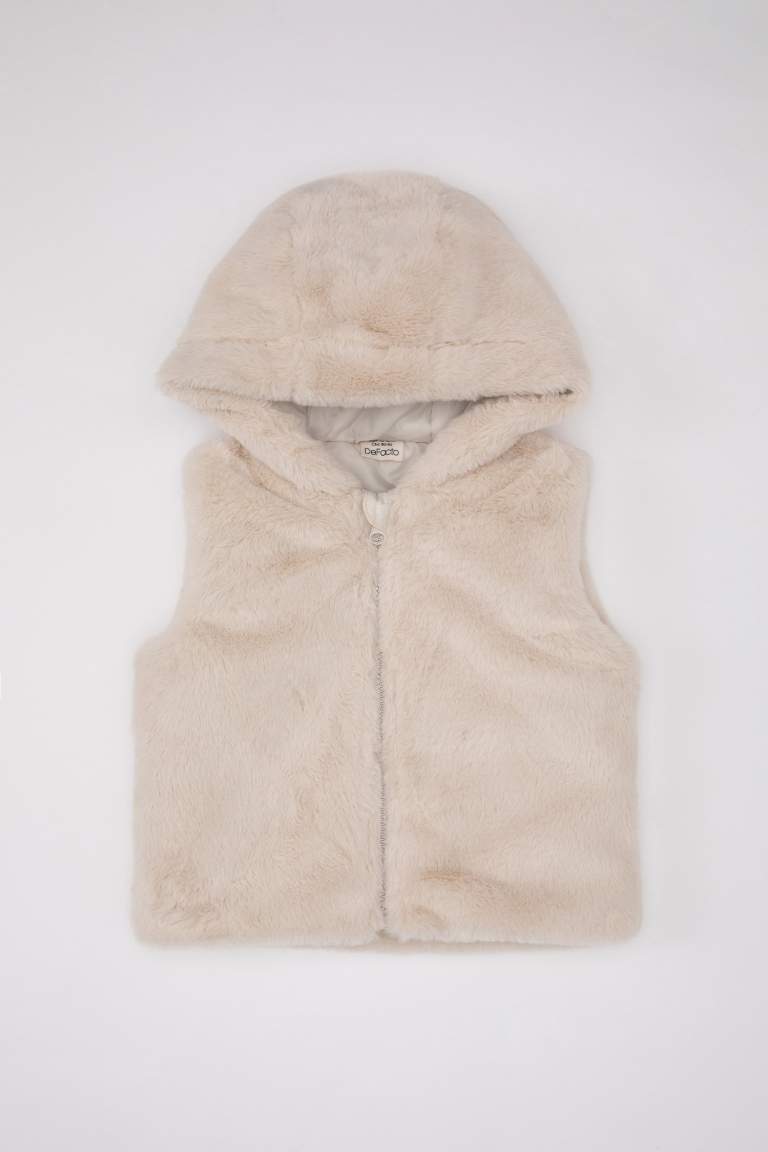 Baby Girl Hooded Vest