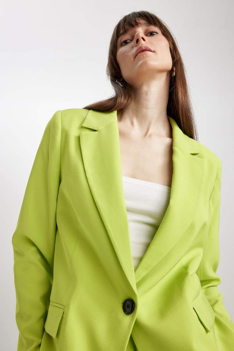 Loose Fit Blazer Ceket