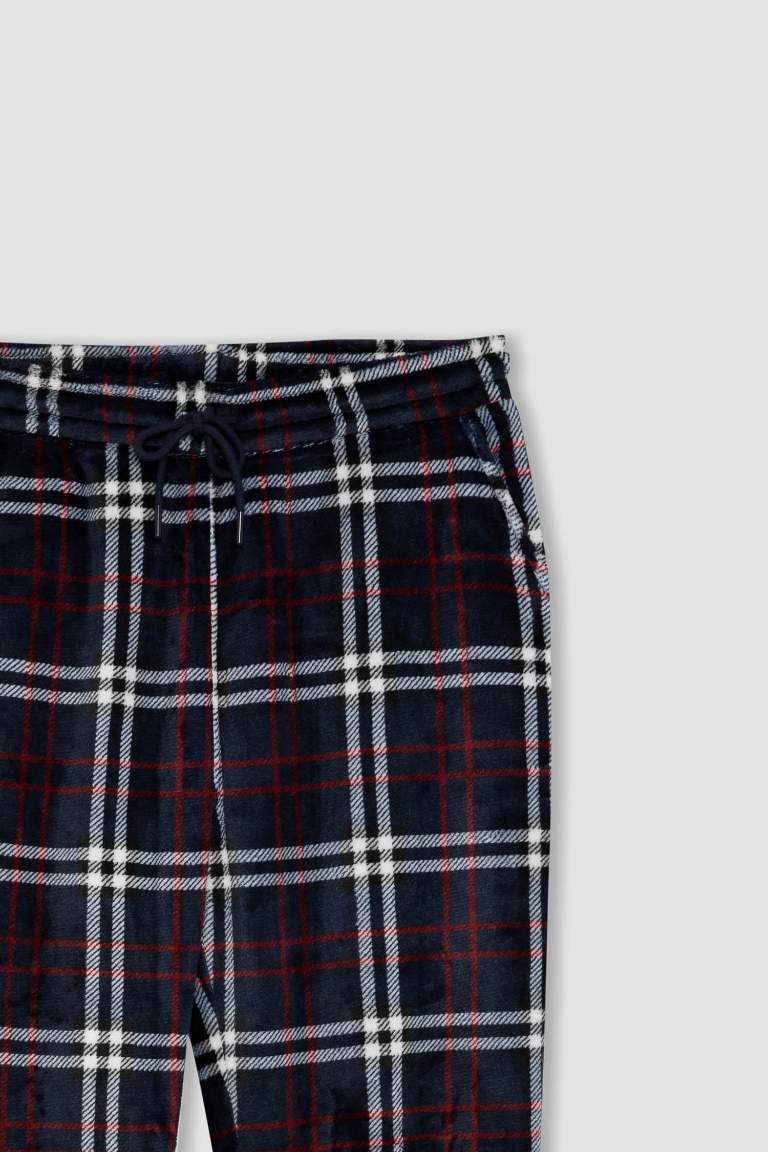 Regular Fit Uzun Kollu Polar Pijama Takımı