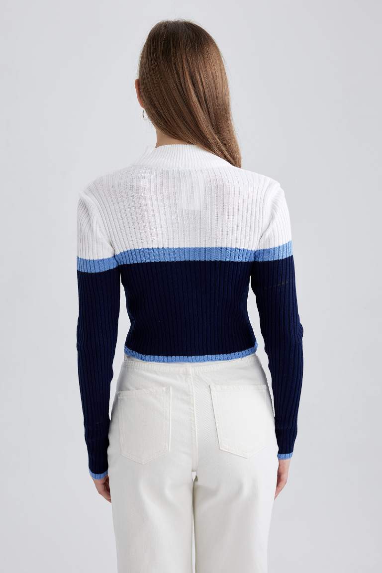 Coool Regular Fit Yarım Balıkçı Yaka Triko Hırka