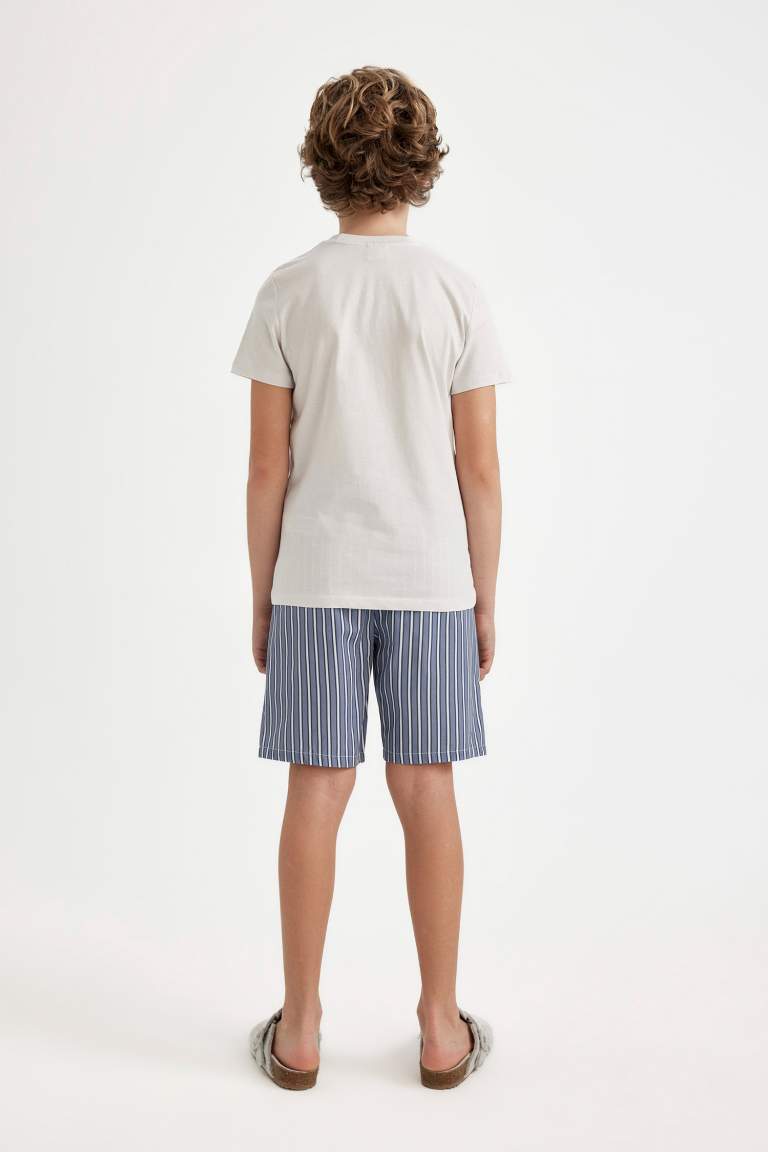 Ensemble Pyjama Short et T-Shirt à Manches Courtes imprimé pour Garçon