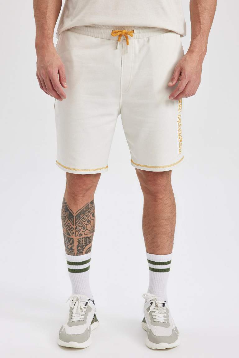 DeFactoFit NBA Boston Celtics Regular Fit Short Leg Shorts