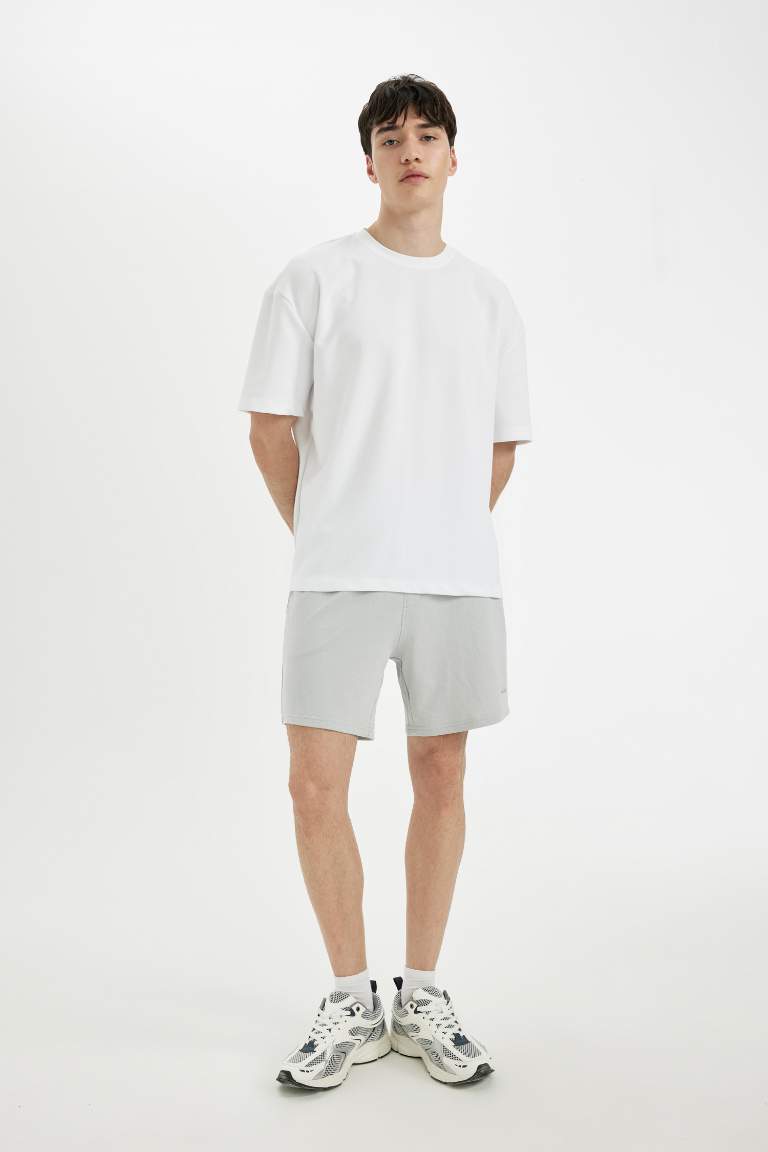 Slim Fit Super Skinny Hem Shorts