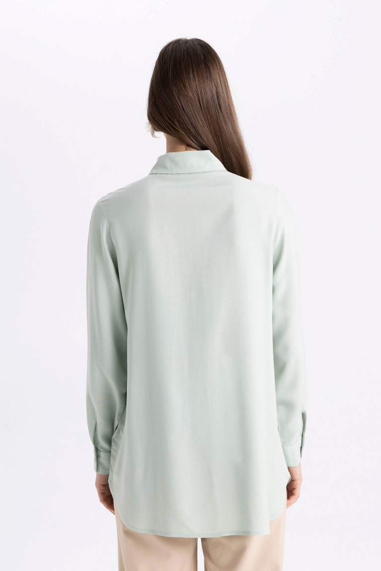 Regular Fit Long Sleeve Shirt Tunic