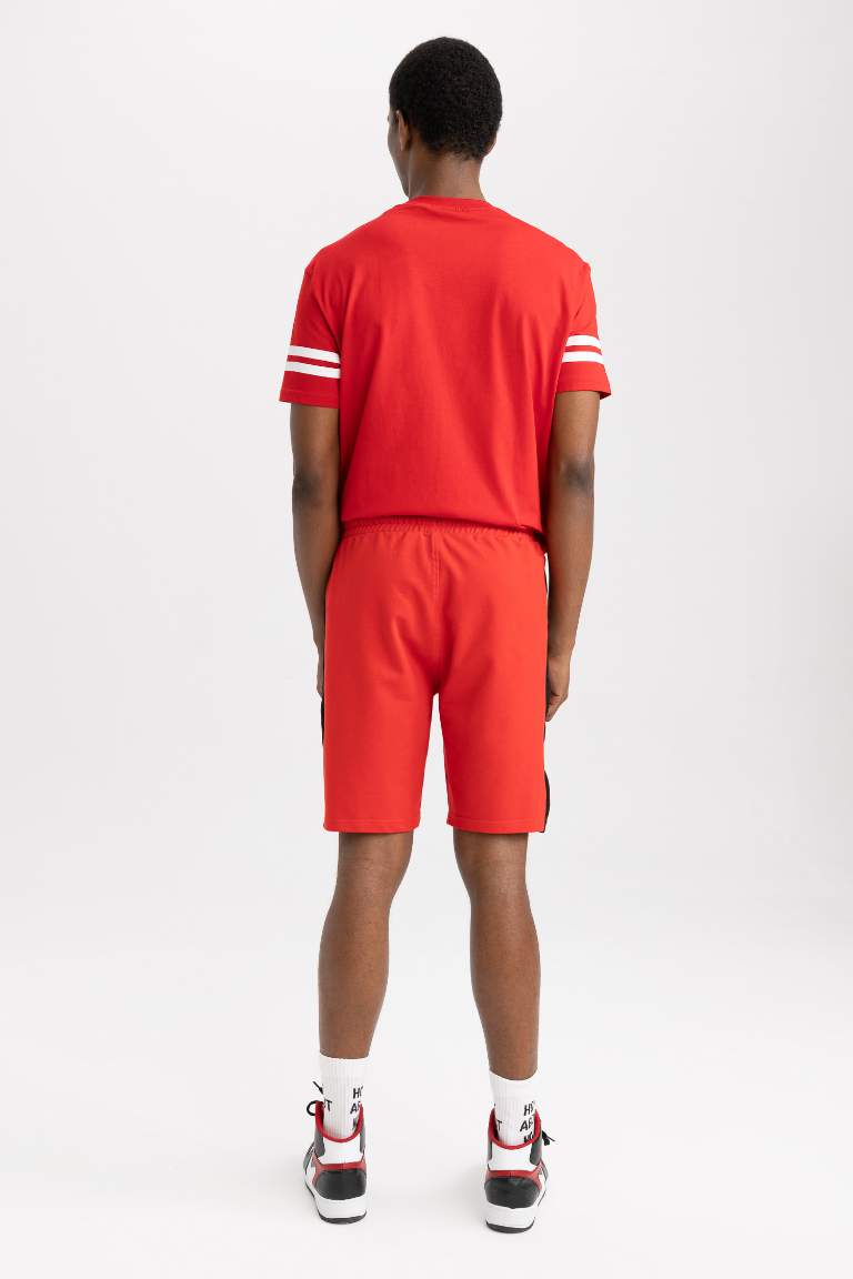 DeFactoFit NBA Chicago Bulls Licensed Standard Fit Shorts