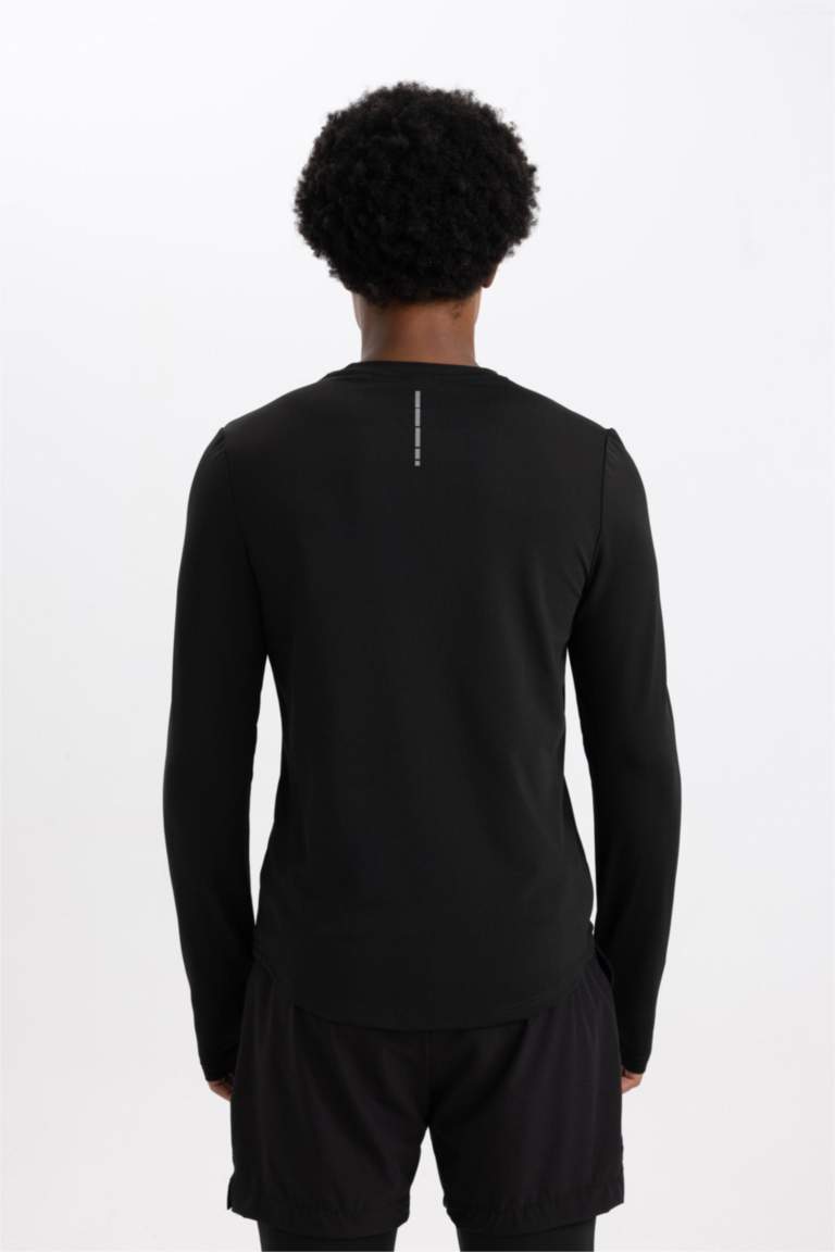 DeFactoFit Slim Fit Crew Neck Sports T-Shirt