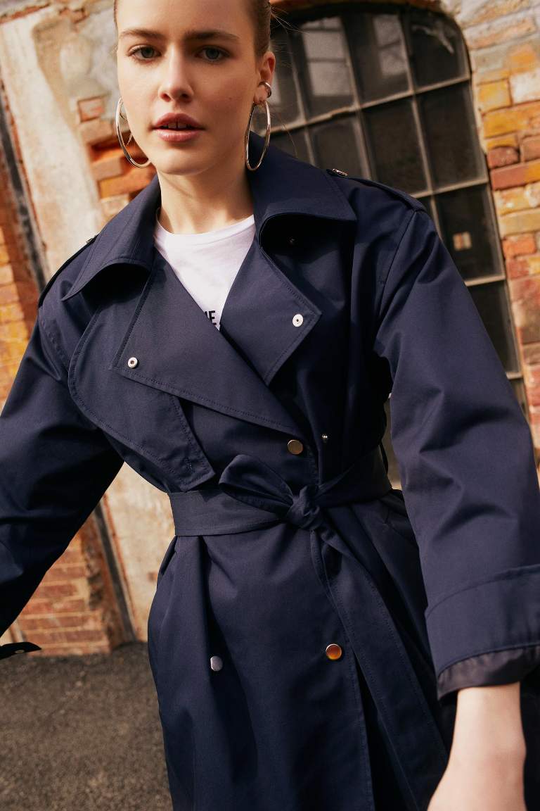 Sorbe X DeFacto Oversize Kemerli Trençkot