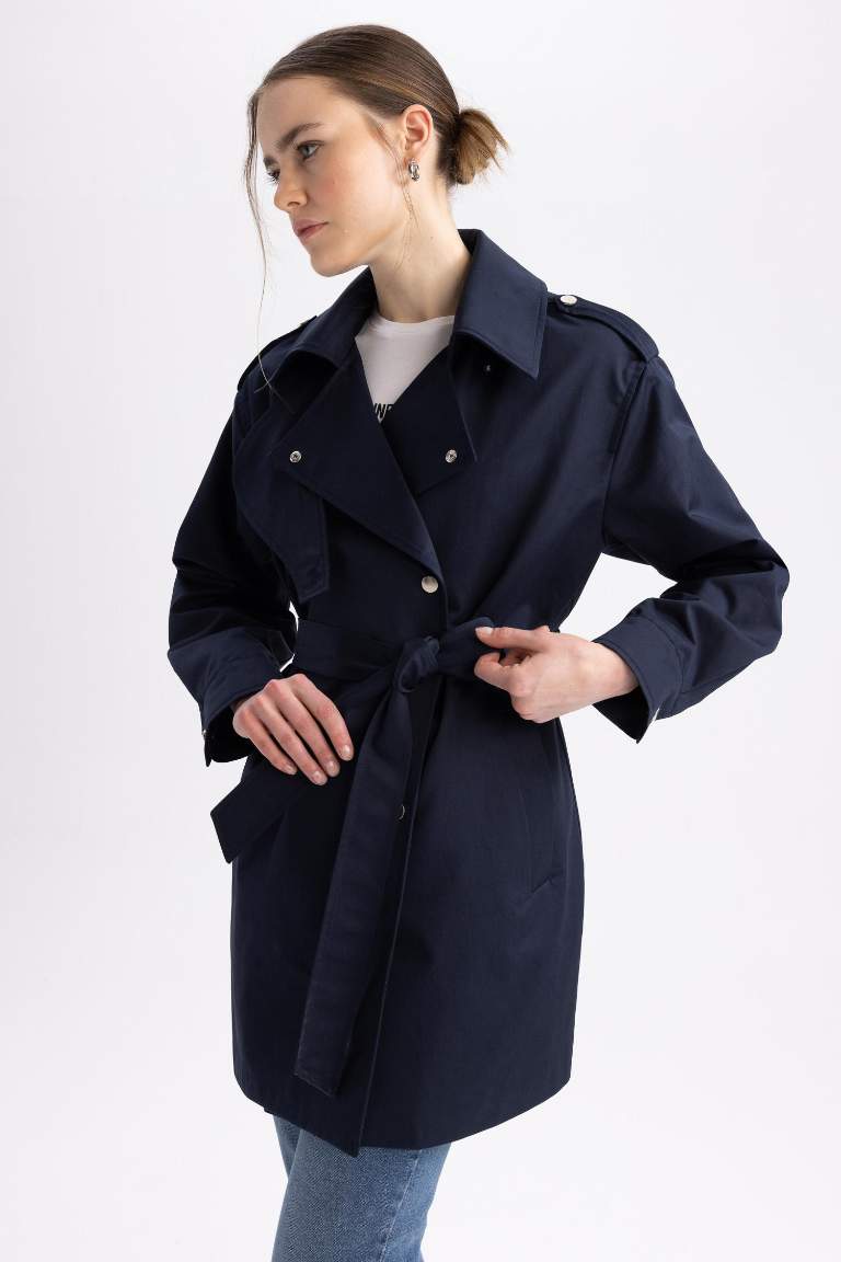 Sorbe X DeFacto Oversize Kemerli Trençkot