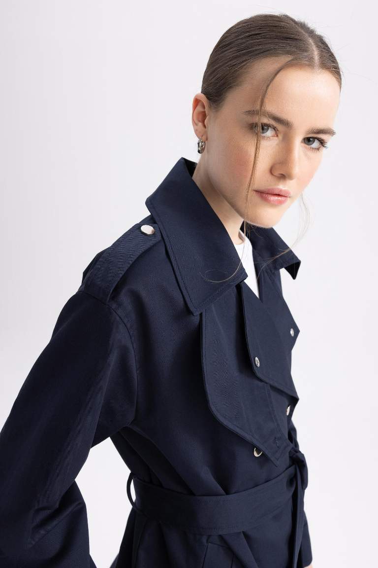 Sorbe X DeFacto Oversize Kemerli Trençkot