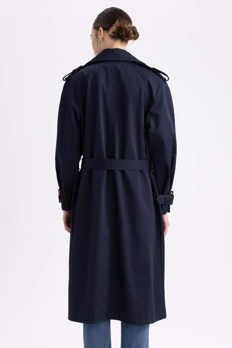 Sorbet X DeFacto Regular Fit Trench Coat
