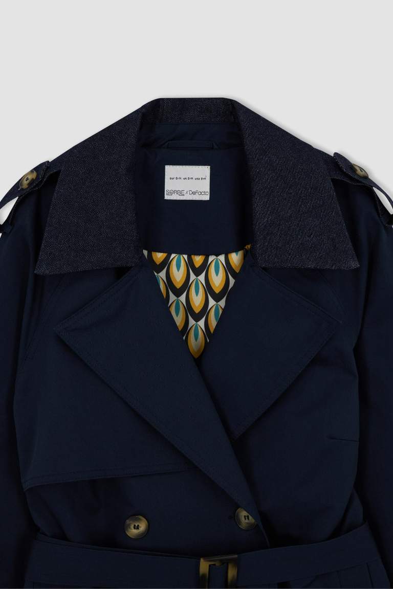 Sorbet X DeFacto Regular Fit Trench Coat