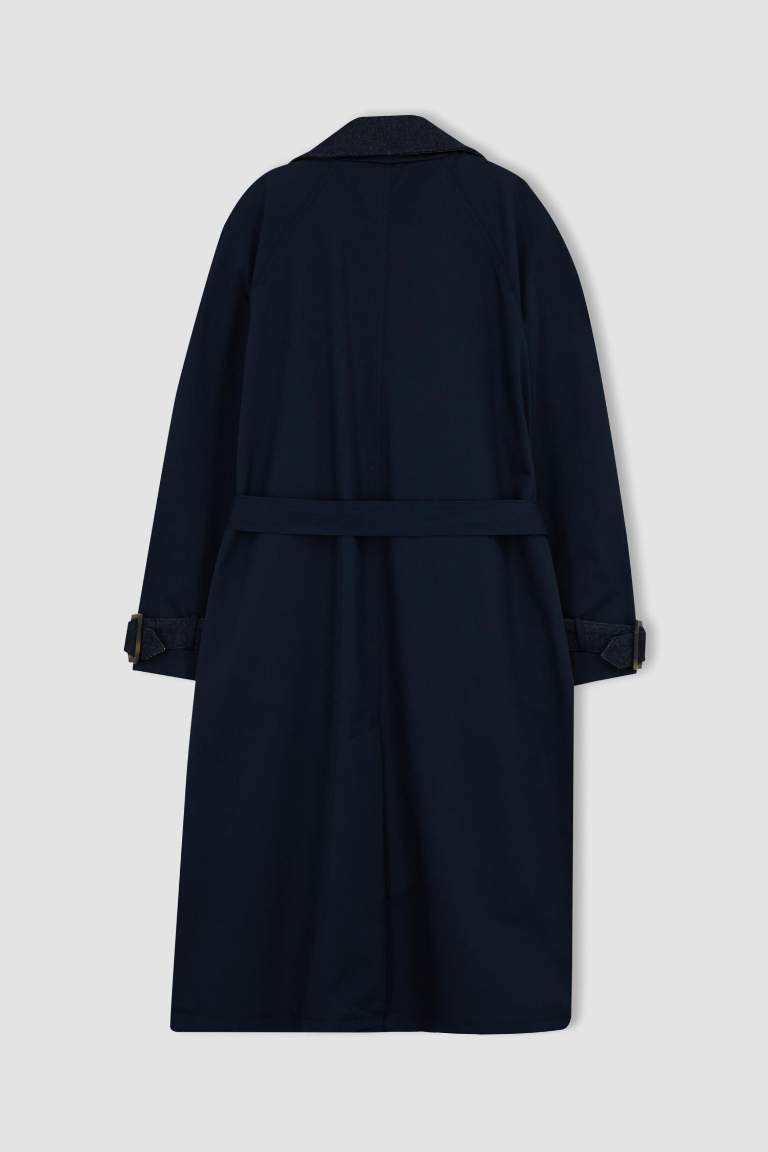 Sorbet X DeFacto Regular Fit Trench Coat