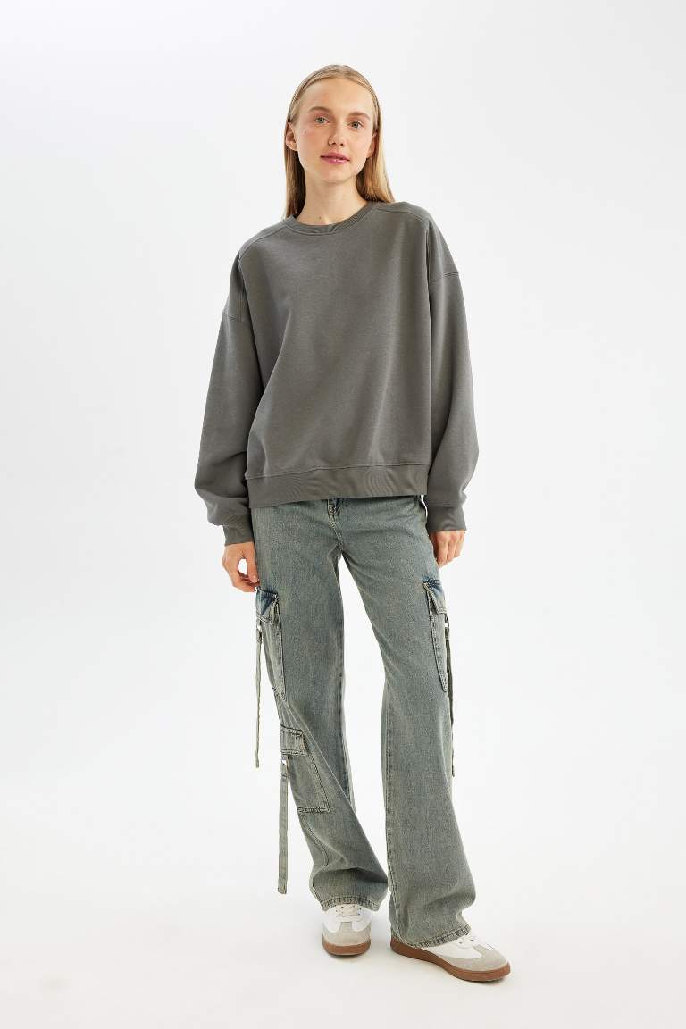 Sweatshirt Oversize avec col rond