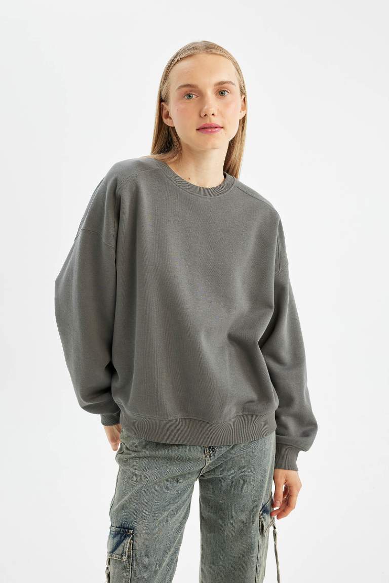 Sweatshirt Oversize avec col rond