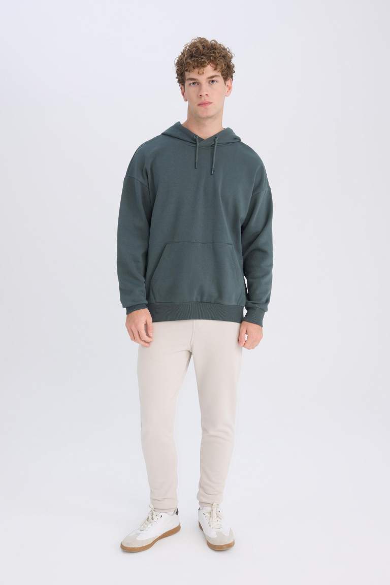 Jogger Eşofman Altı Slim Fit Dar Kesim Beli Bağcıklı Lastikli Paça Fermuar Cepli