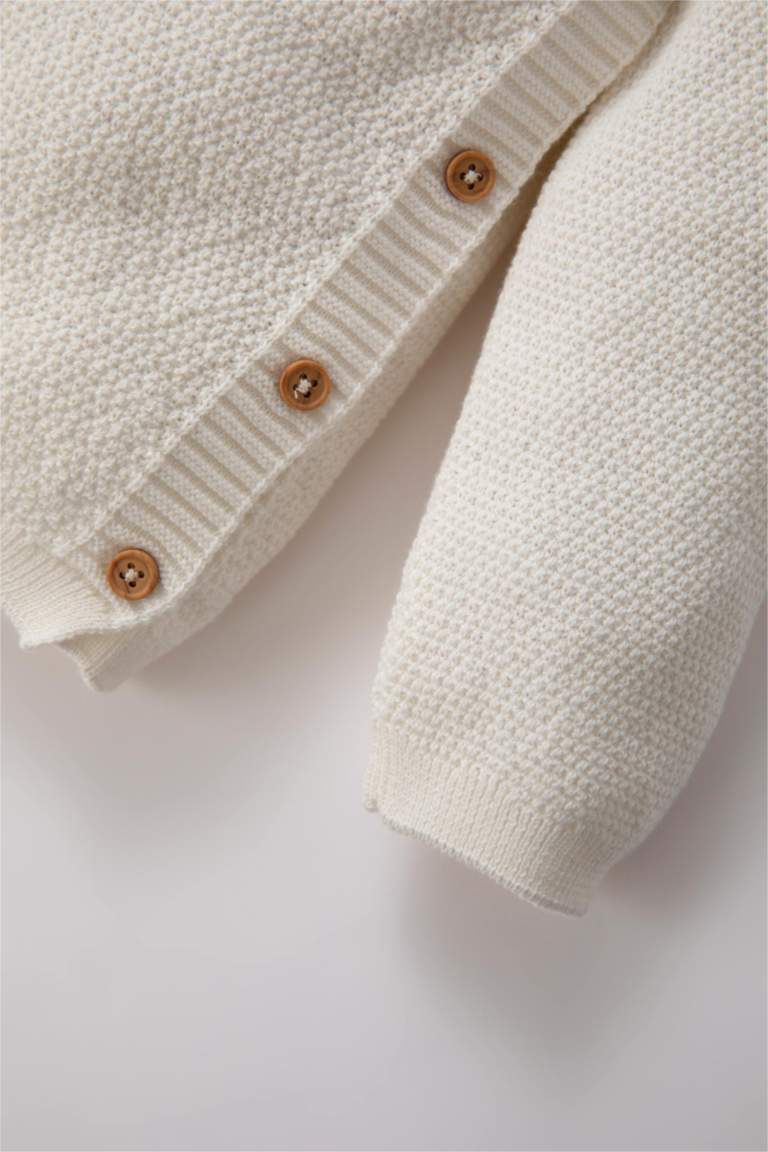 طقم بناتي قطن بياقة مستديرة - قطعتين