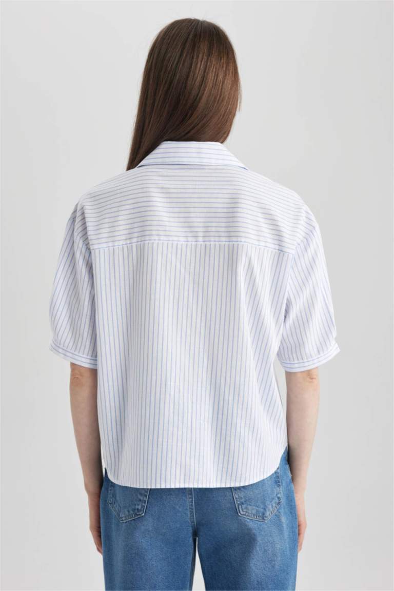 Cardigan Léger GRACE KARIN Manches Courtes - Boléro Tricoté Bicolore Avec Poches Pour été