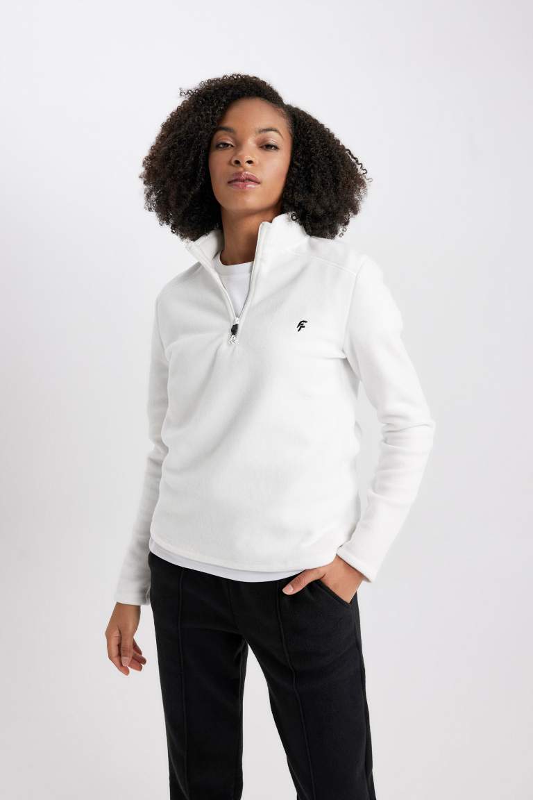 DeFactoFit Standard Fit Fleece Sweatshirt