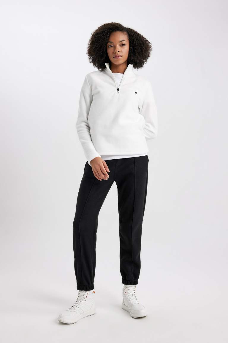 DeFactoFit Standard Fit Fleece Sweatshirt