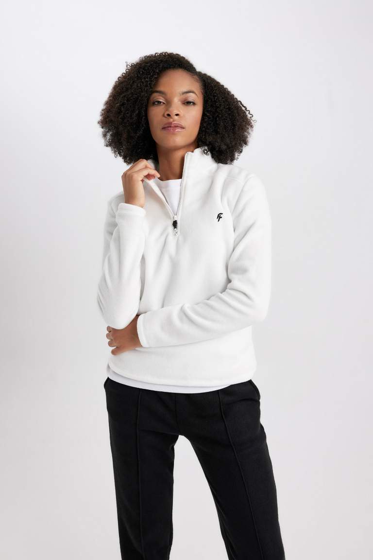 DeFactoFit Standard Fit Fleece Sweatshirt