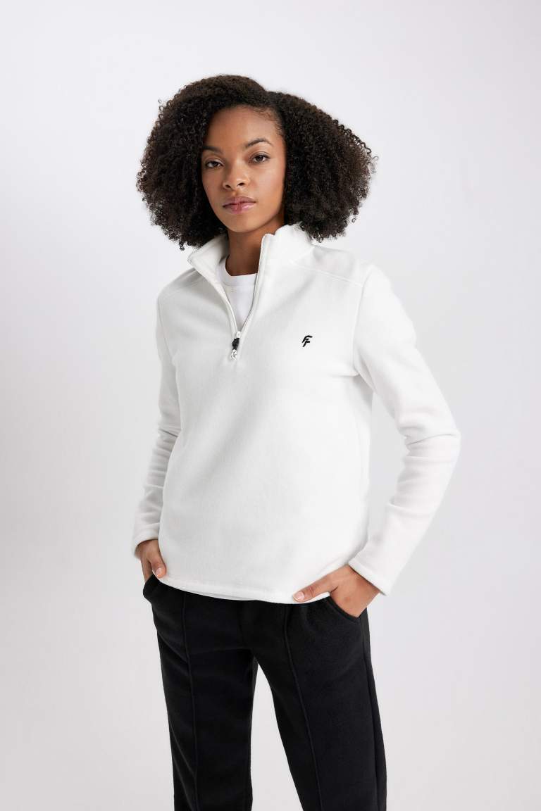 DeFactoFit Standard Fit Fleece Sweatshirt