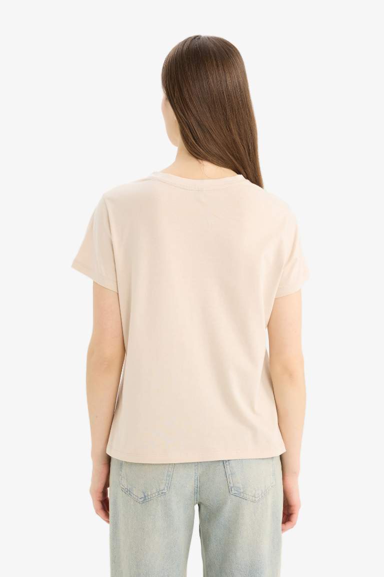 Regular Fit Crew Neck Basic T-Shirt