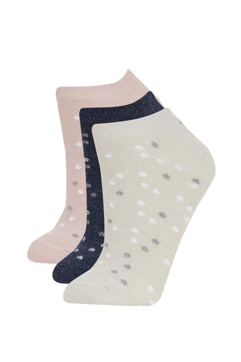 Chaussettes Coton pour Femme - 3 Paires