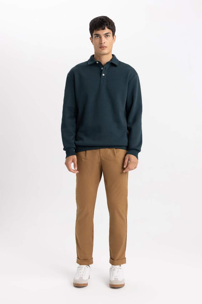 Gabardin Pantolon Tailored Regular Fit Cepli Duble Paça