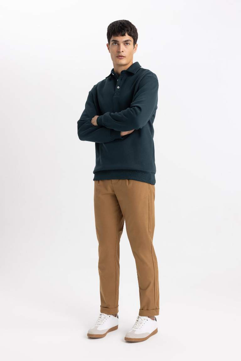 Gabardin Pantolon Tailored Regular Fit Cepli Duble Paça