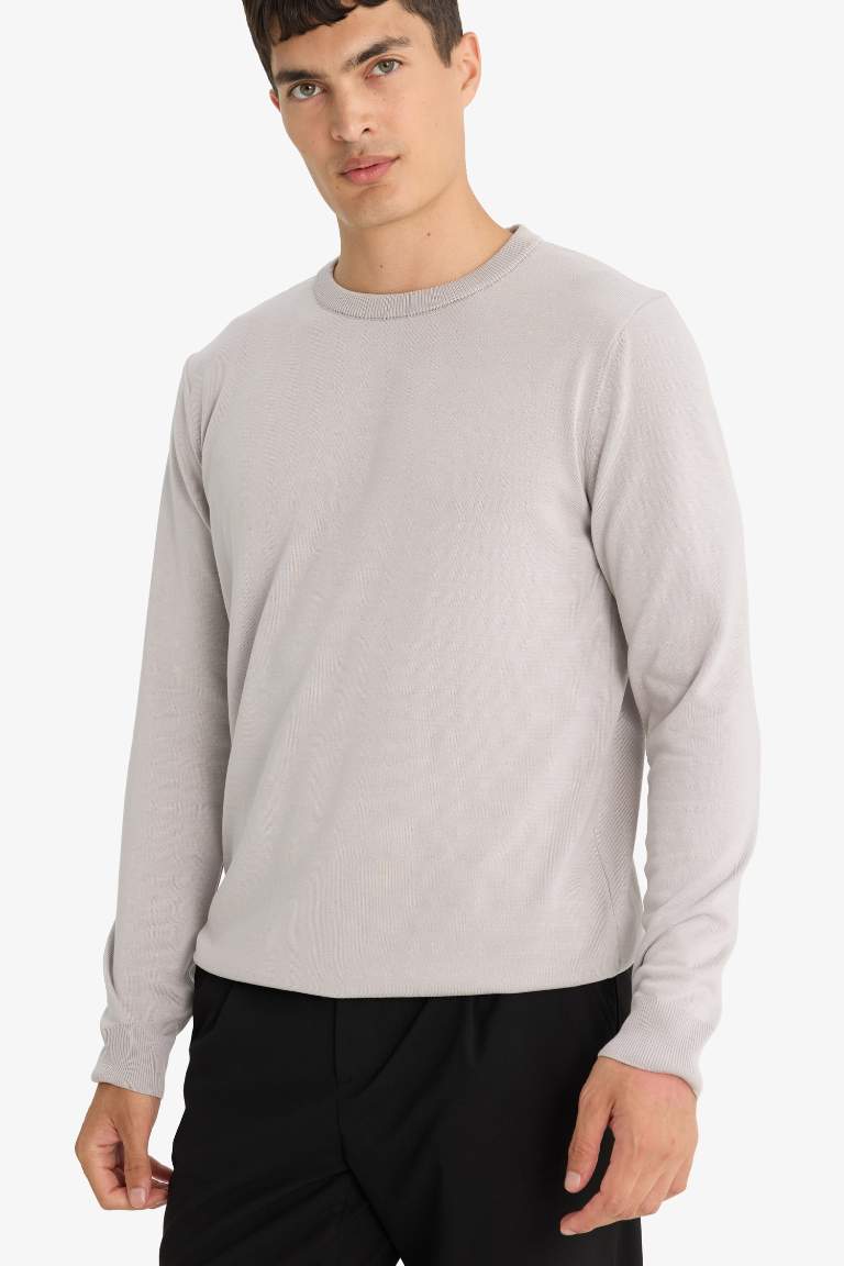 Regular Fit Bisiklet Yaka Triko Kazak