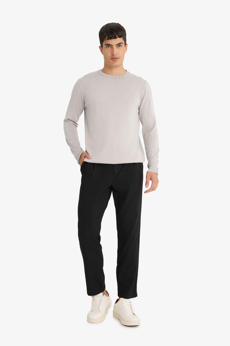 Regular Fit Bisiklet Yaka Triko Kazak
