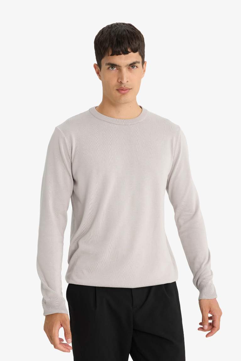 Regular Fit Bisiklet Yaka Triko Kazak