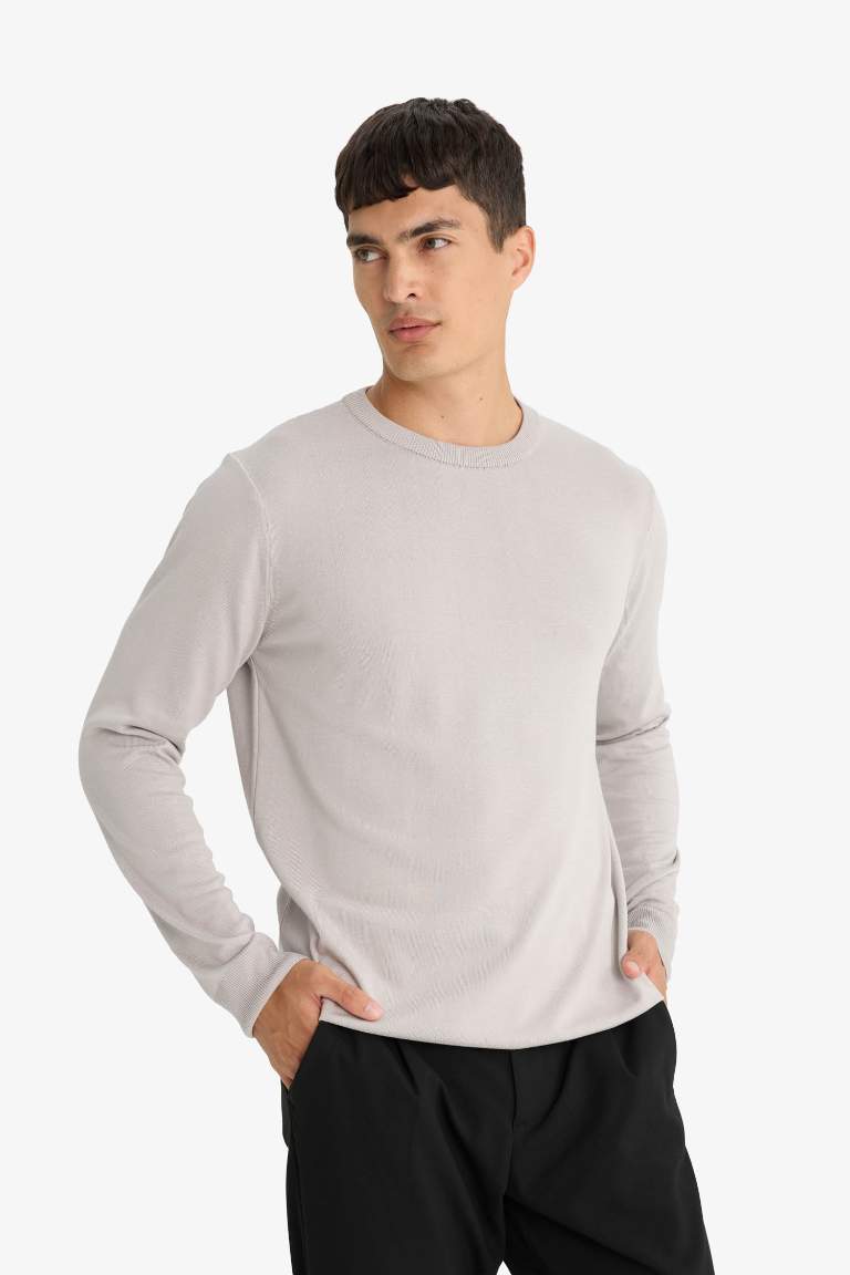 Regular Fit Bisiklet Yaka Triko Kazak
