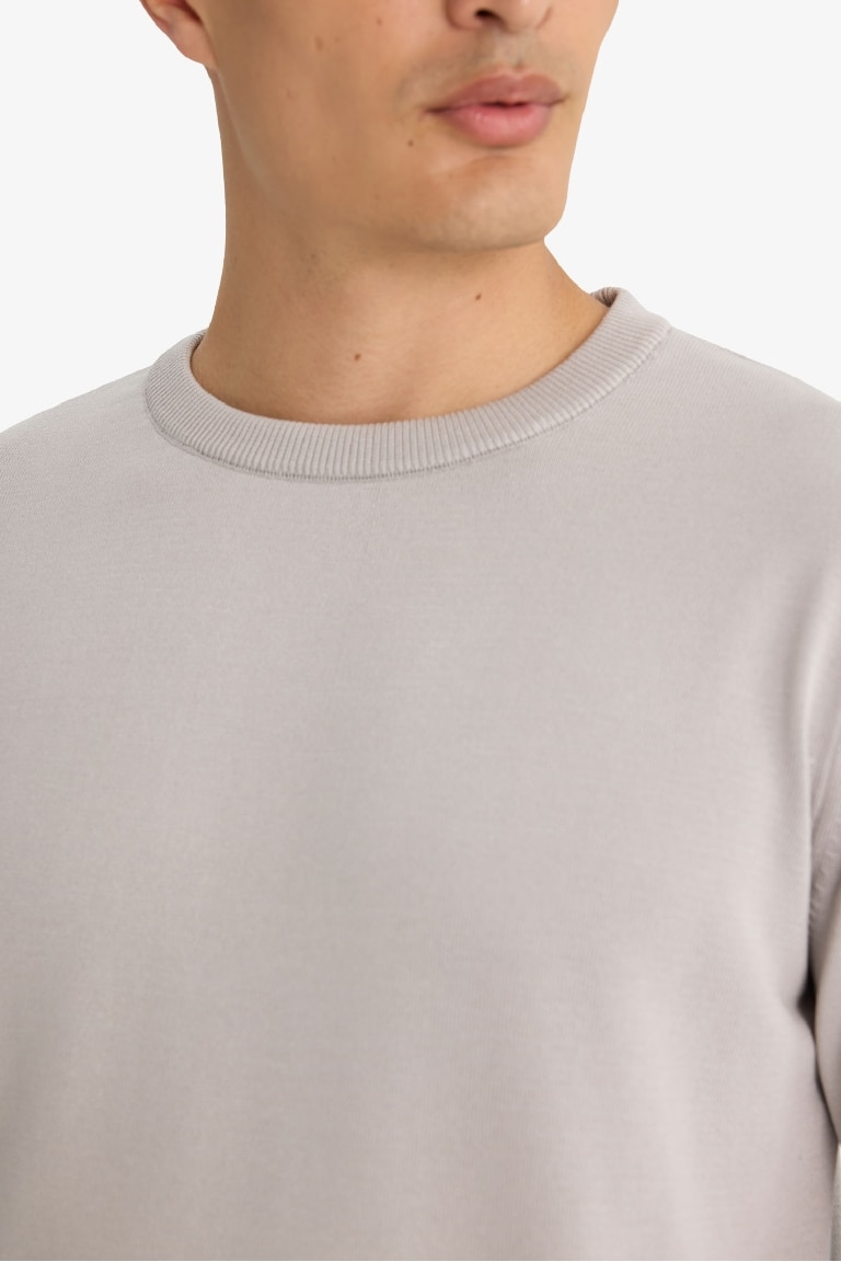 Regular Fit Bisiklet Yaka Triko Kazak