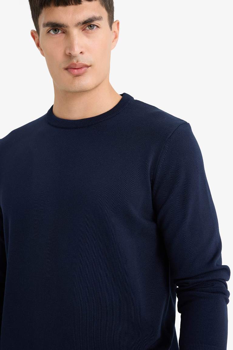 Regular Fit Bisiklet Yaka Triko Kazak