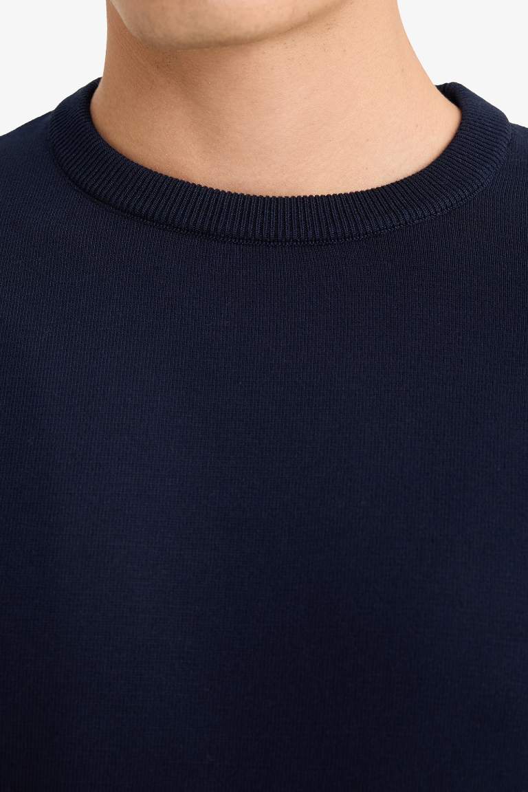Regular Fit Bisiklet Yaka Triko Kazak