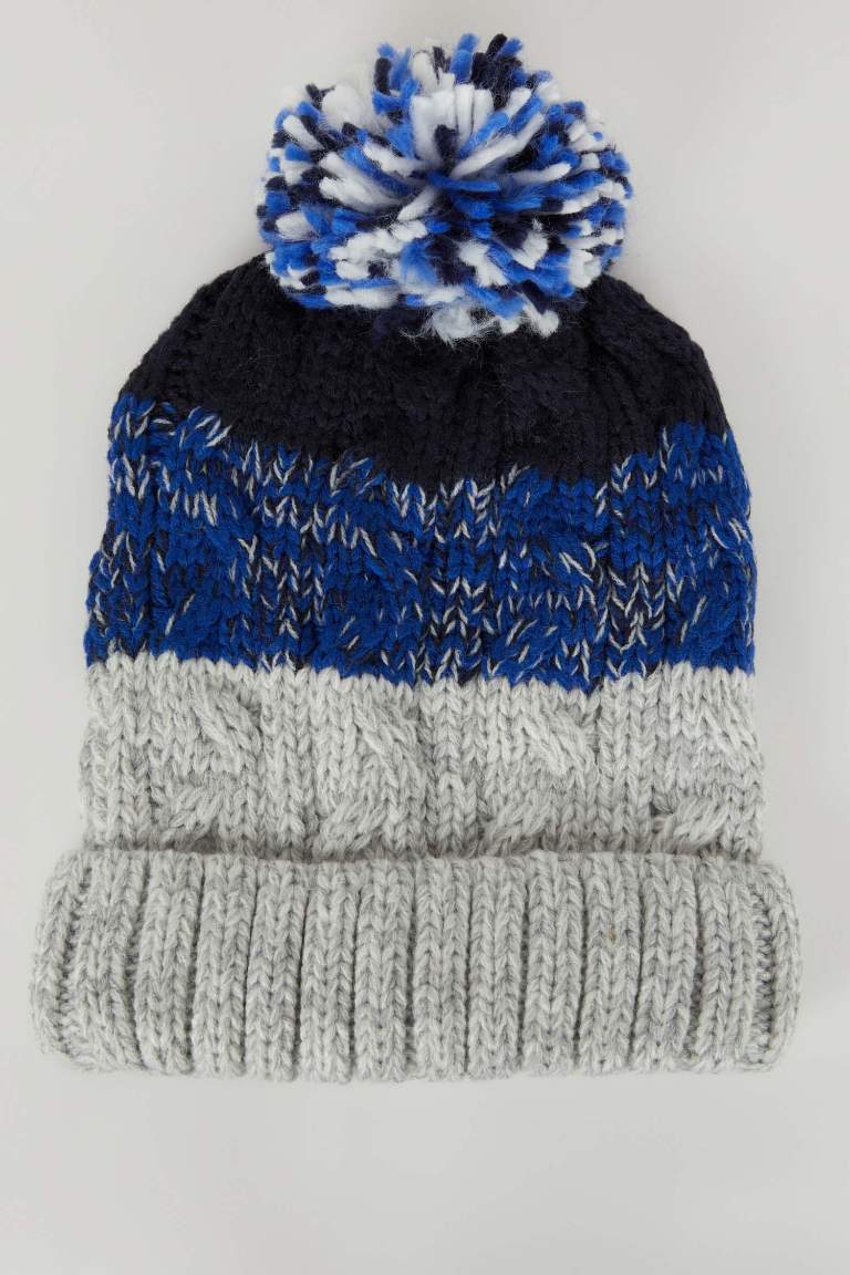 Boy Pompom Knitwear Beret