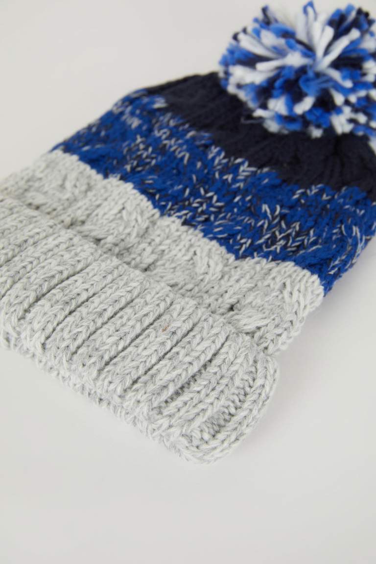 Boy Pompom Knitwear Beret