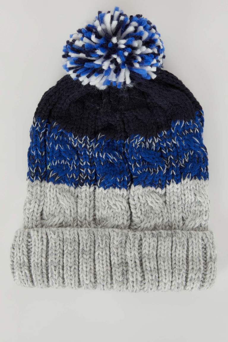 Boy Pompom Knitwear Beret