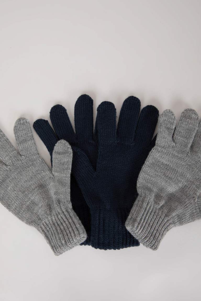 قفازات ولادي تريكو - قطعتين