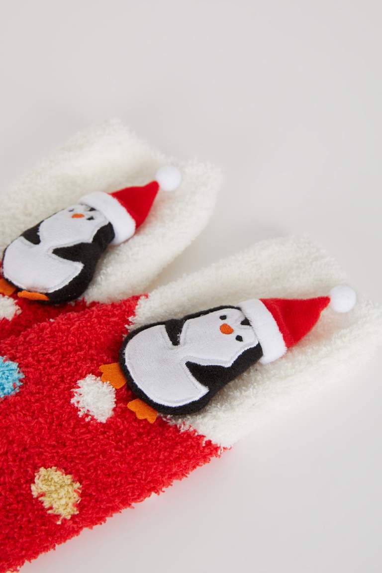 Chaussettes de Noël D'Hiver Coton Pour Fille